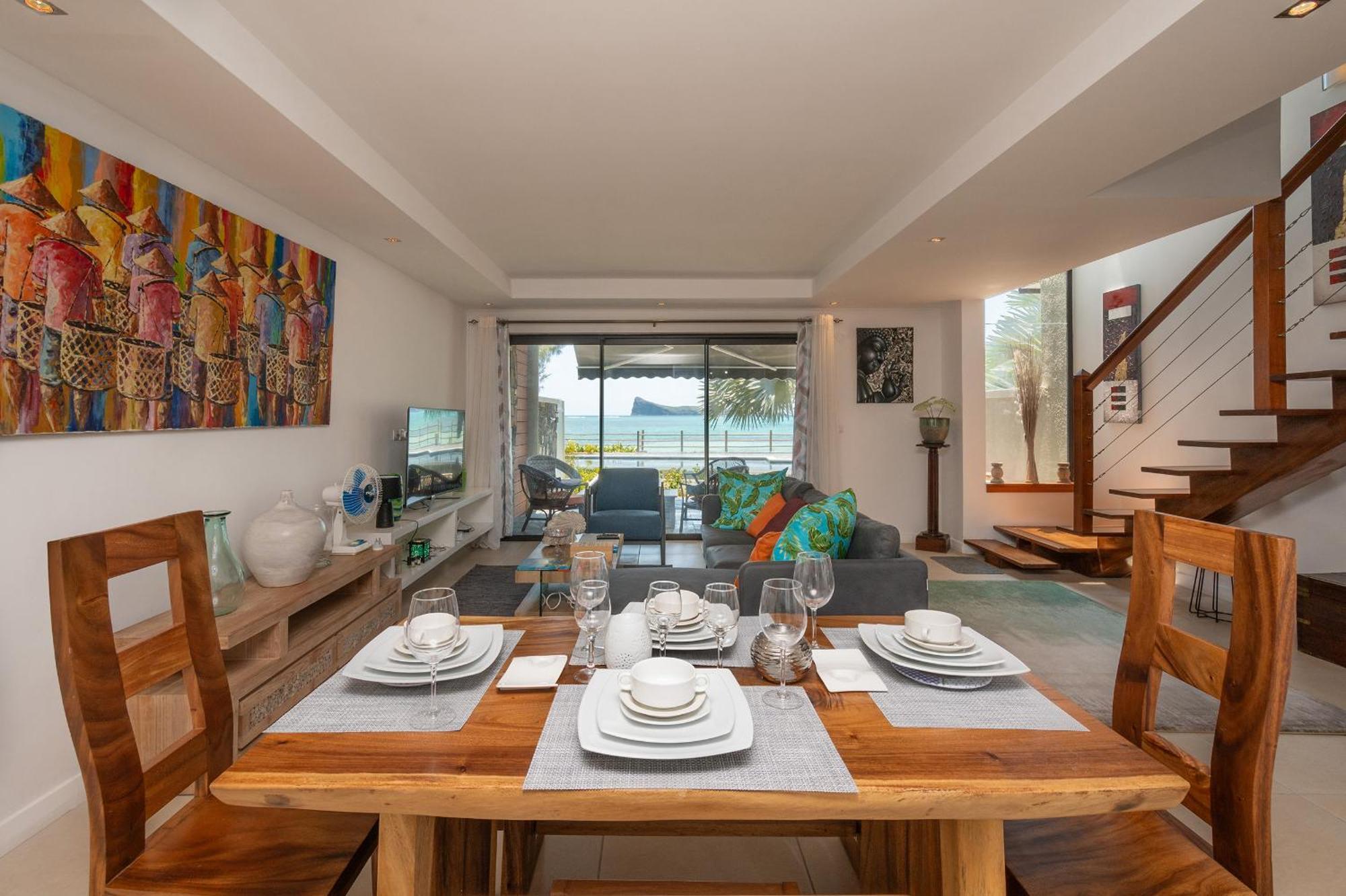 Luxury Beachfront Duplex, Coin De Mire View / 3Bed Cap Malheureux Dış mekan fotoğraf