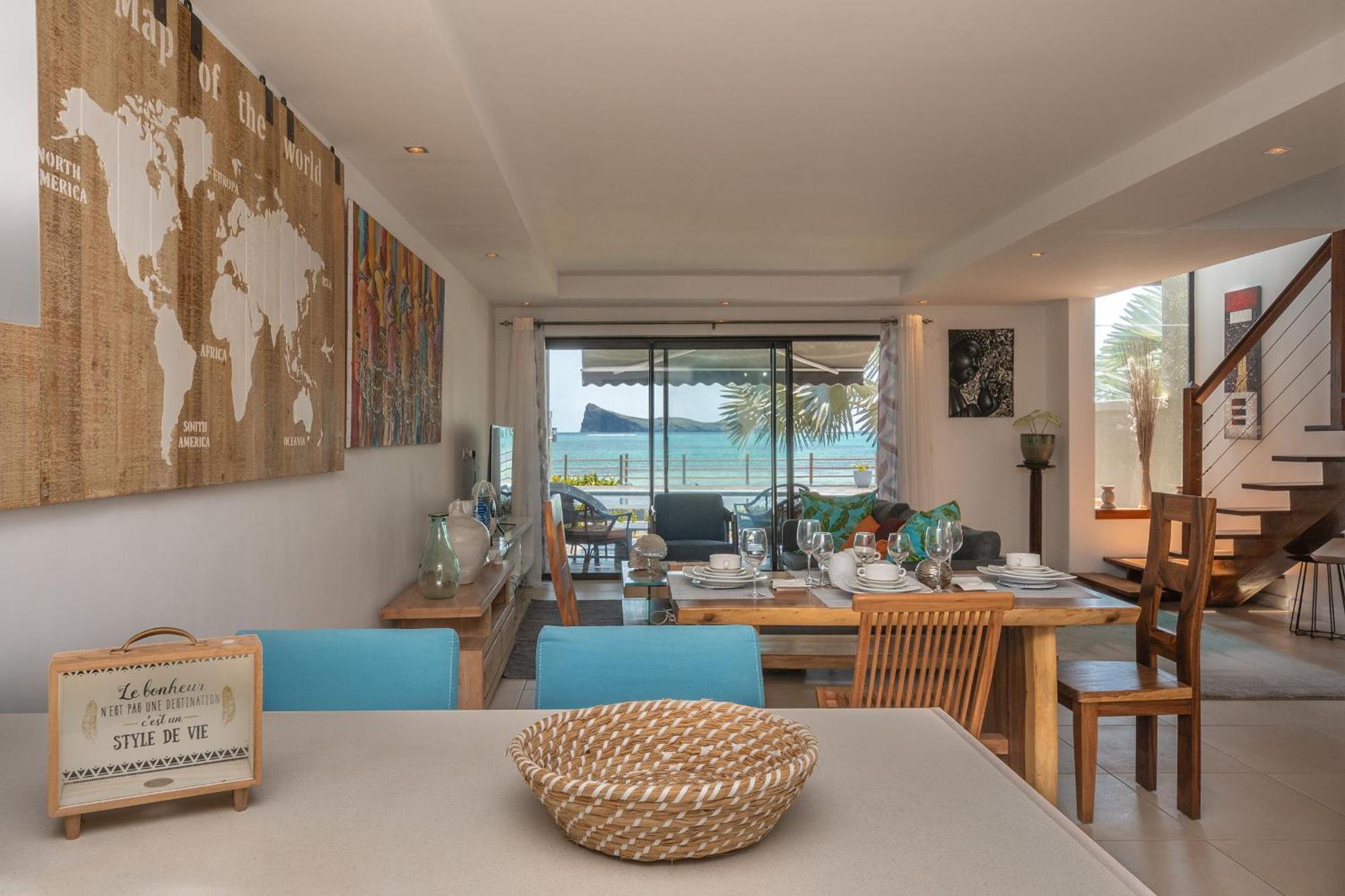 Luxury Beachfront Duplex, Coin De Mire View / 3Bed Cap Malheureux Dış mekan fotoğraf